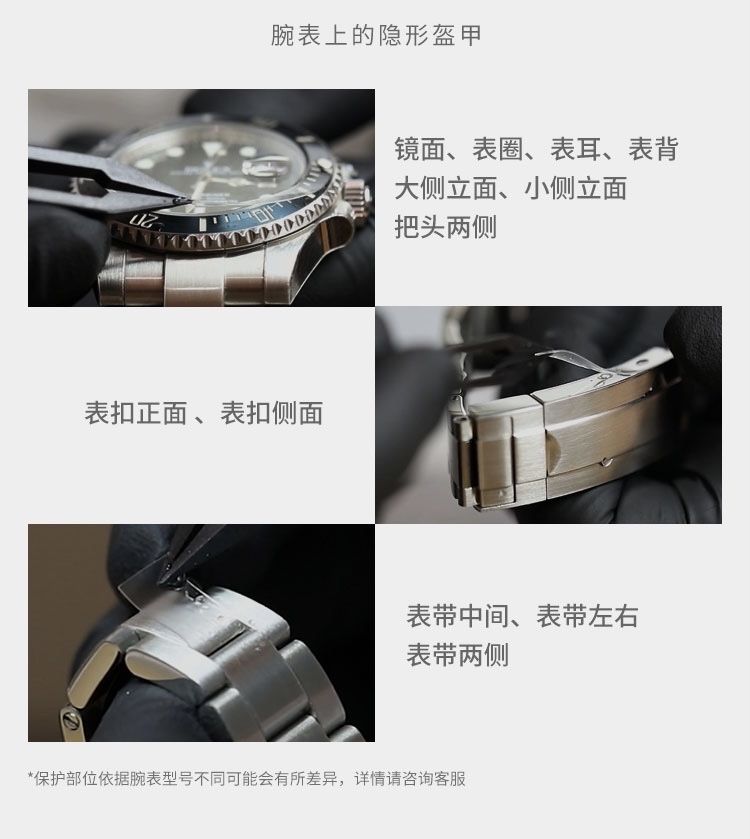 FWC适用劳力·士116622游艇名仕型男士手表带手表贴膜手表链表扣手表膜 尊享版 ( 包施工 - 联系客服 ) 